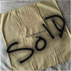Authentic Burberry XLarge Dust Bag